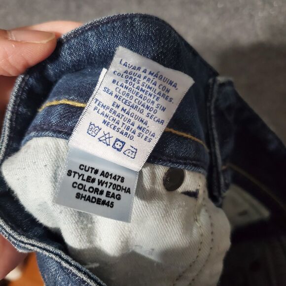 Hudson Signature Bootcut Jeans Womens Size 24 Flap Pockets Dark Blue Stretch - Picture 9 of 11